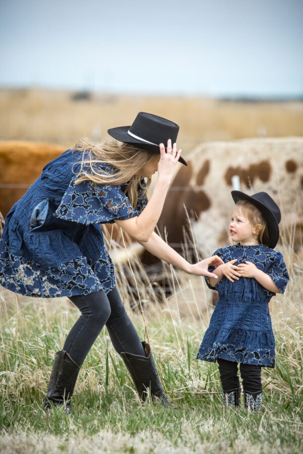 Denim Bells Dress - Image 3